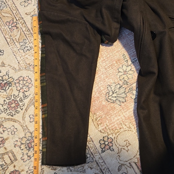 Bernardo Brown Double Breasted Mixed Media Women's Wool Blend Coat Size M - Picture 14 of 14